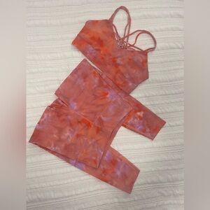 Matching Pink Tie Dye Set